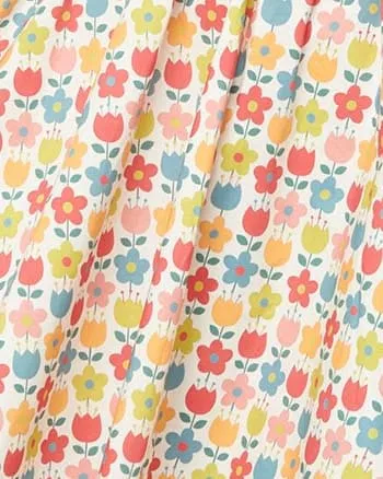 Smak Parlour White & Multi Floral Babydoll Dress | White, Floral, Rainbow